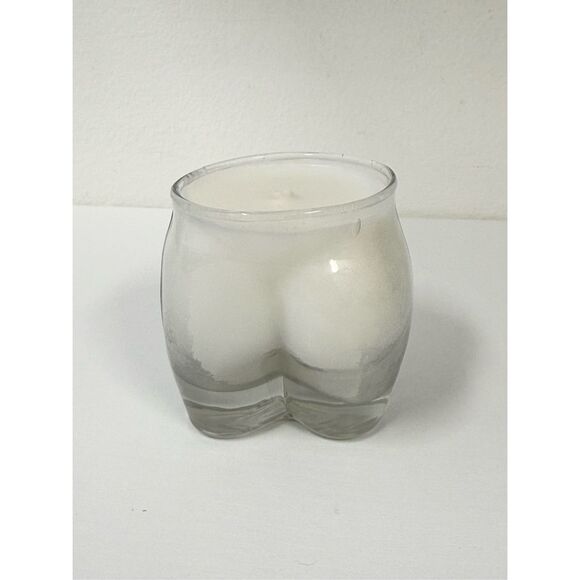 Anissa Kermiche Popotin Bum Candle Glass Clear White 100G - Picture 2 of 5